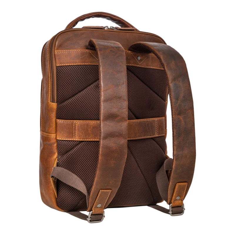 "Tory" Leder Laptoprucksack 13 - 14 Zoll Herren Damen