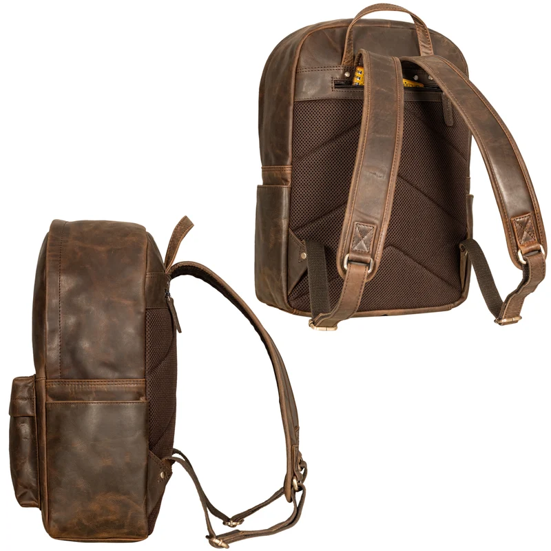 "Arik" Rucksack Herren Leder 16 Zoll