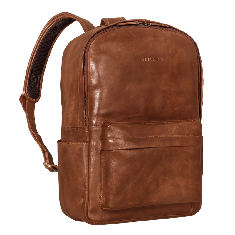 "Arik" Rucksack Herren Leder 16 Zoll
