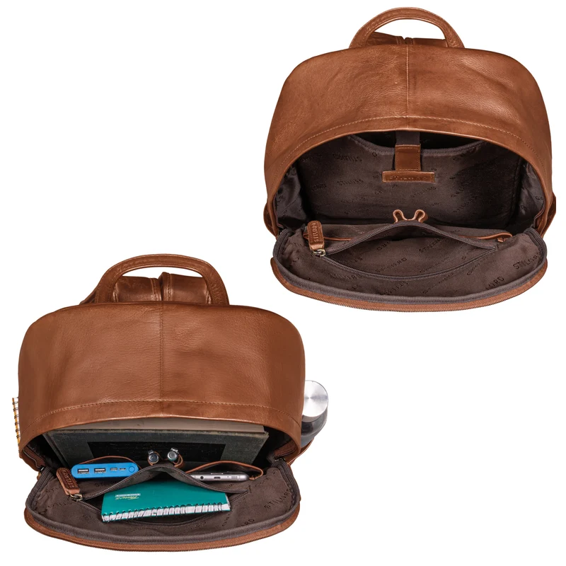 "Arik" Rucksack Herren Leder 16 Zoll