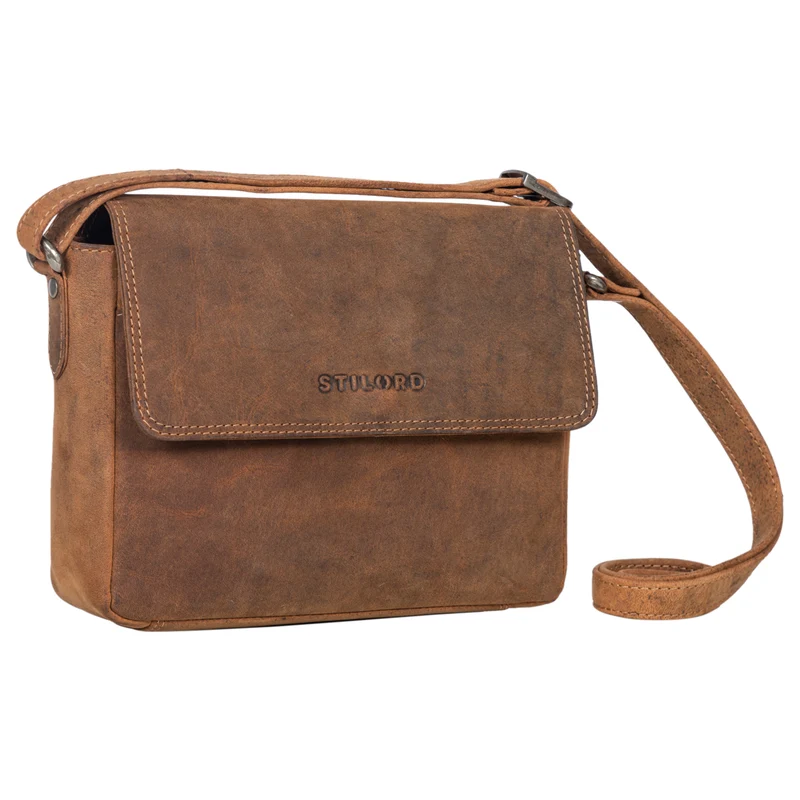 “Denisse” Schultertasche Damen Leder klein
