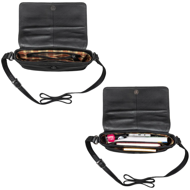 “Denisse” Schultertasche Damen Leder klein