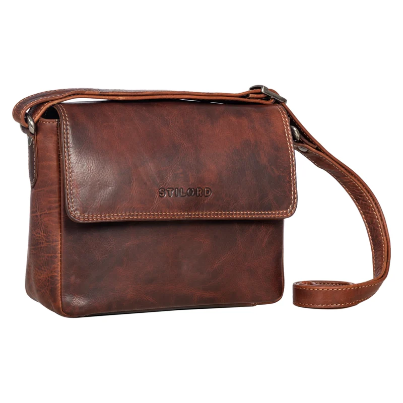 “Denisse” Schultertasche Damen Leder klein