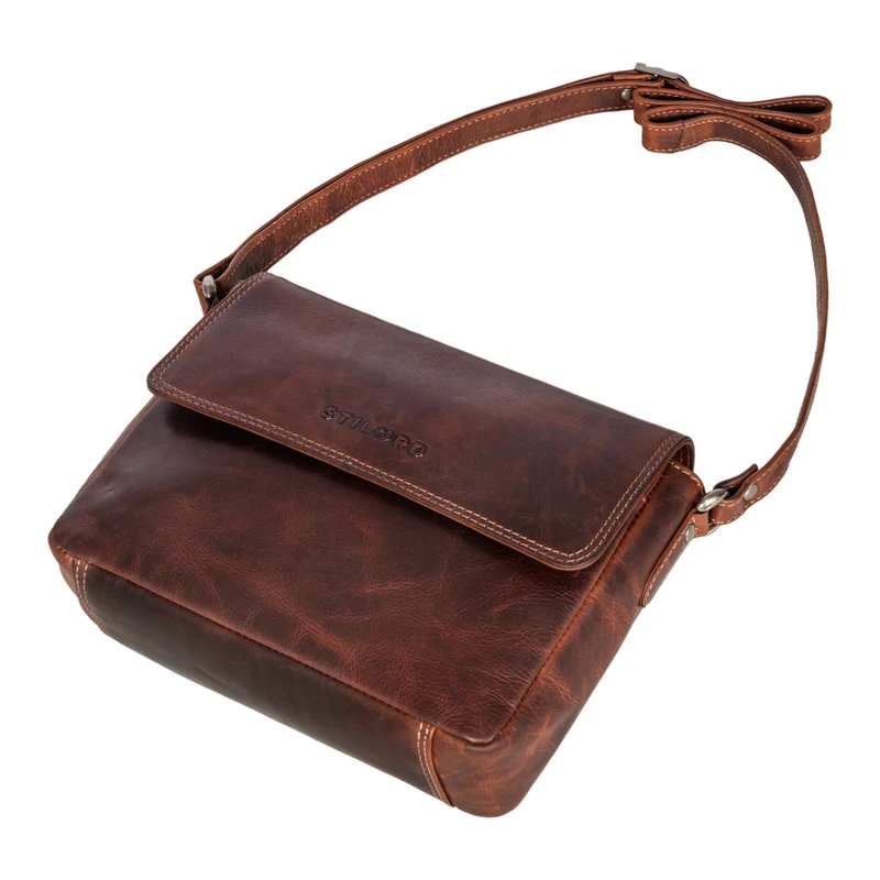 “Denisse” Schultertasche Damen Leder klein