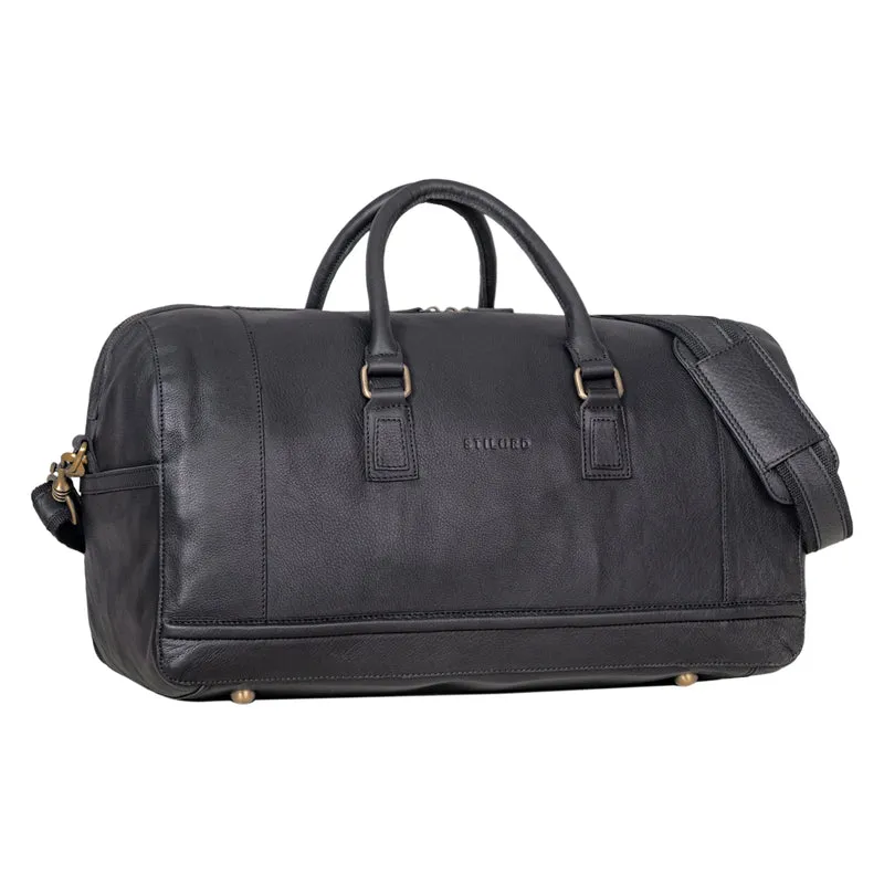 "Edson" Leder Weekender Vintage Reisetasche Groß für Herren und Damen