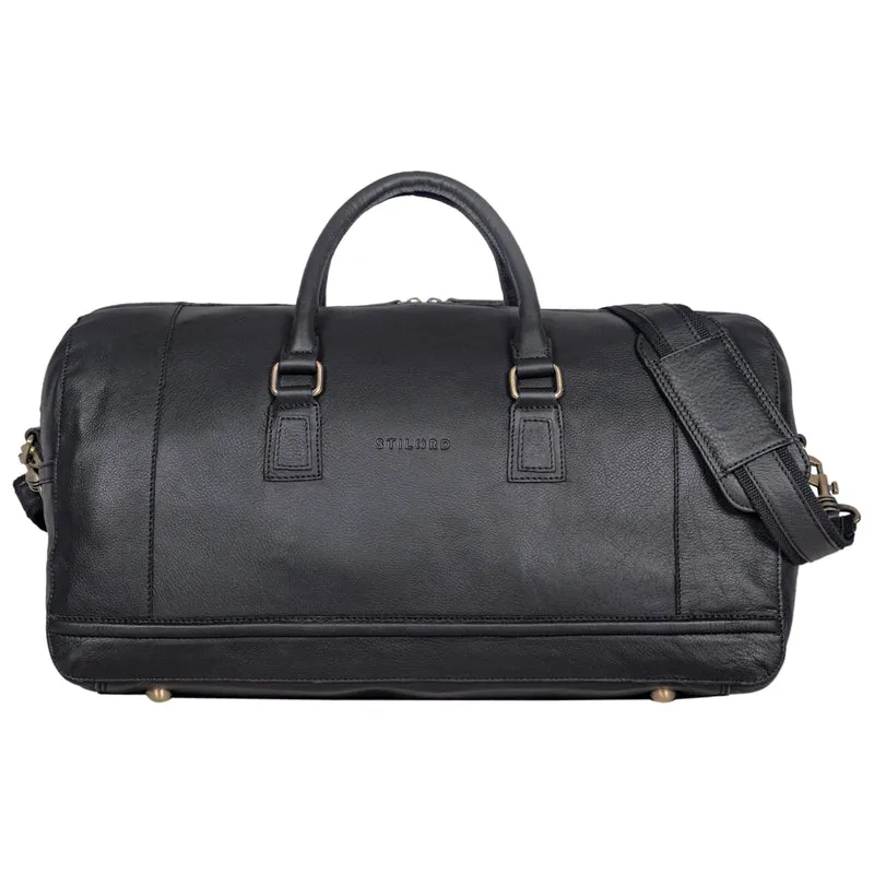 "Edson" Leder Weekender Vintage Reisetasche Groß für Herren und Damen