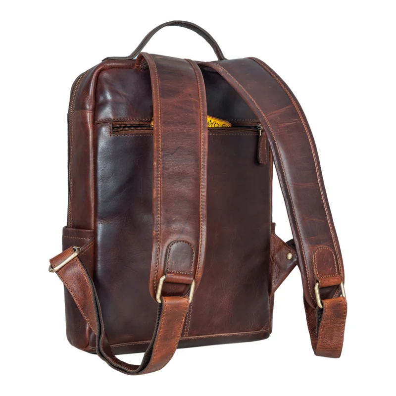 "Albie" Laptop Rucksack Leder 13,3 Zoll