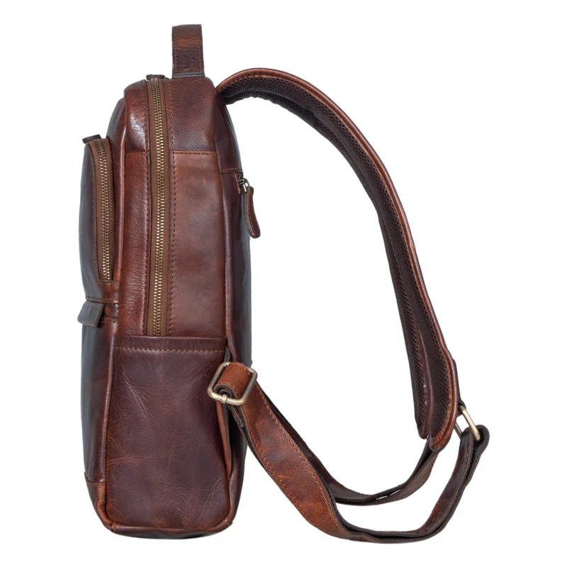 "Albie" Laptop Rucksack Leder 13,3 Zoll