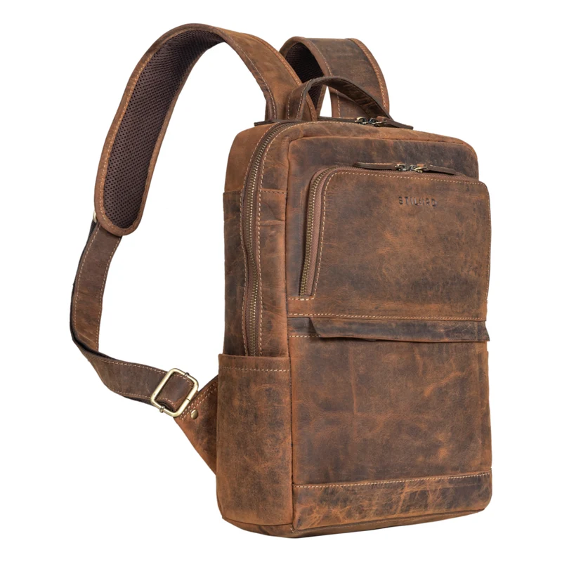 "Albie" Laptop Rucksack Leder 13,3 Zoll
