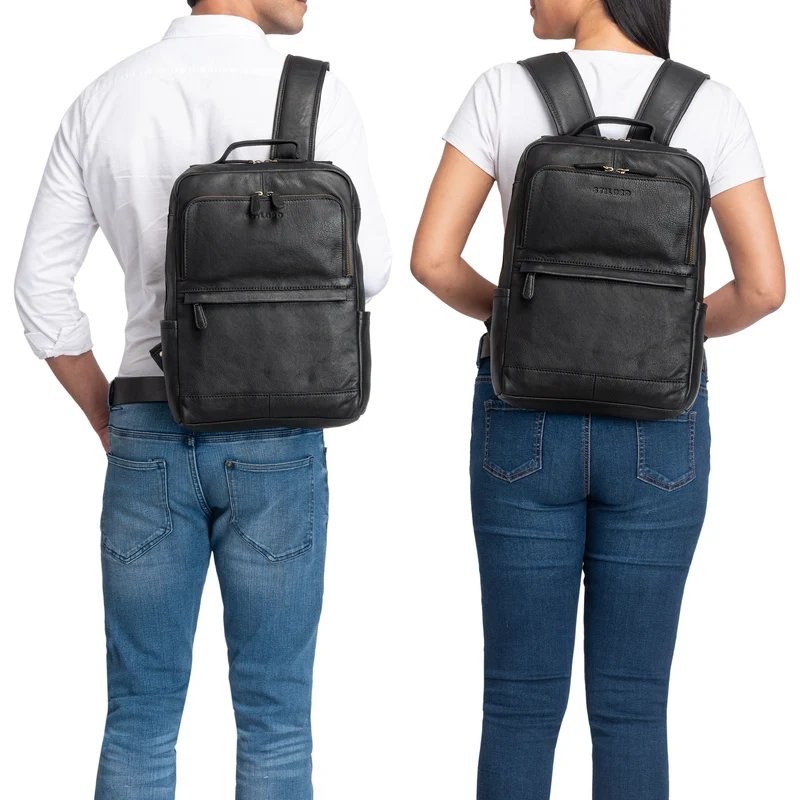 "Albie" Laptop Rucksack Leder 13,3 Zoll