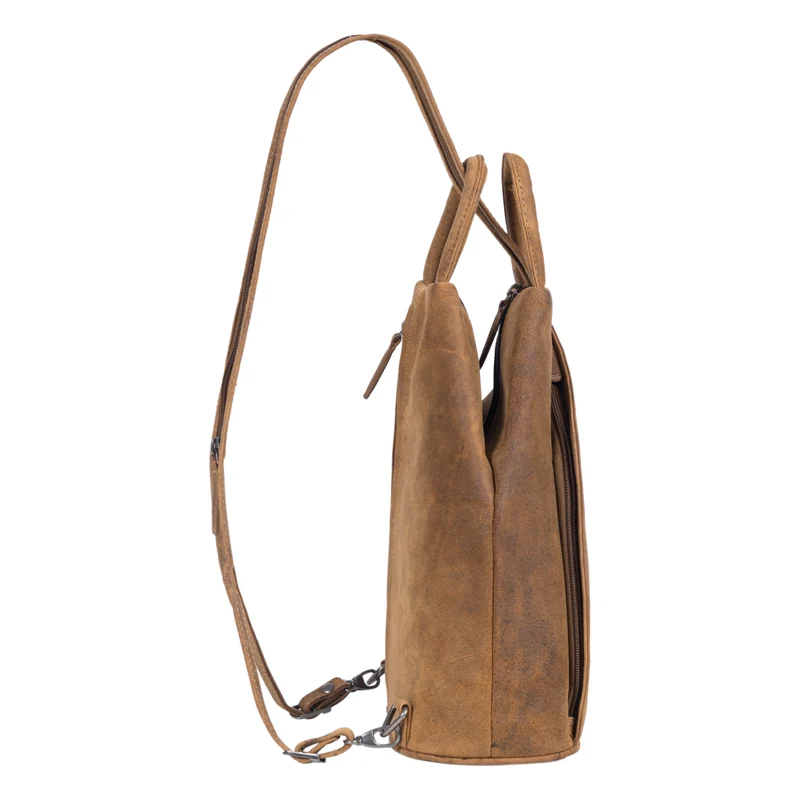 "Minou" Leder Sling Bag Damen 2-in-1