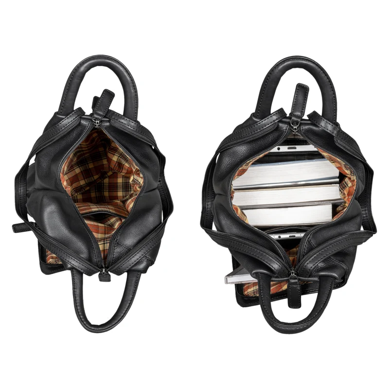"Minou" Leder Sling Bag Damen 2-in-1
