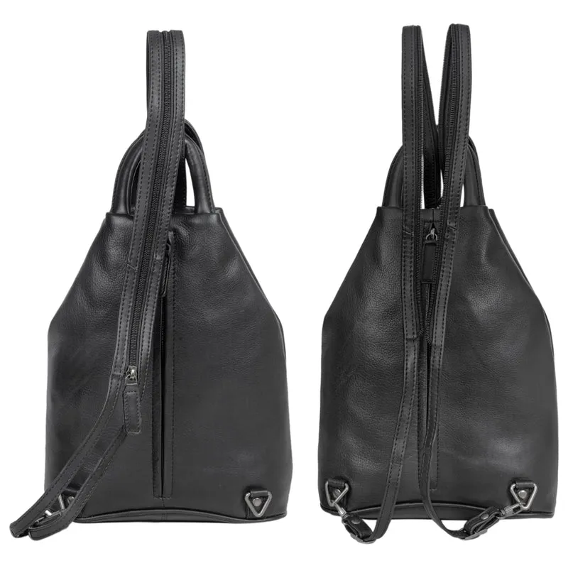 "Minou" Leder Sling Bag Damen 2-in-1