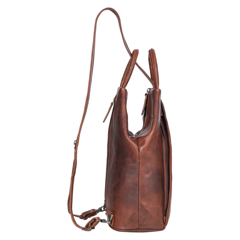 "Minou" Leder Sling Bag Damen 2-in-1