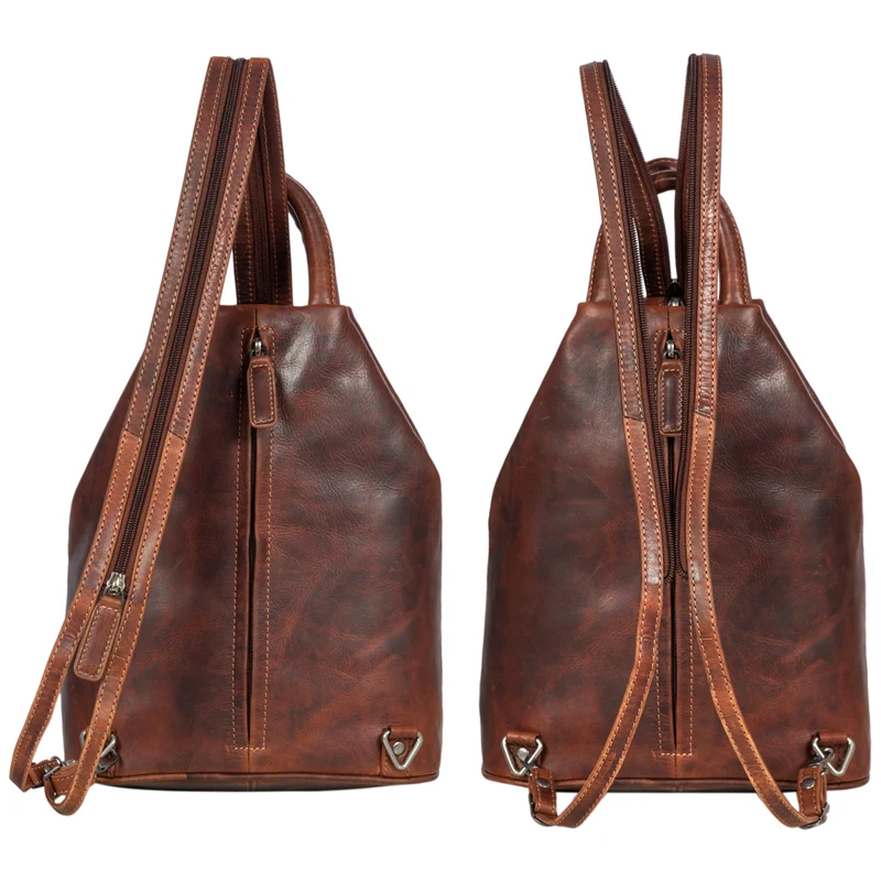 "Minou" Leder Sling Bag Damen 2-in-1