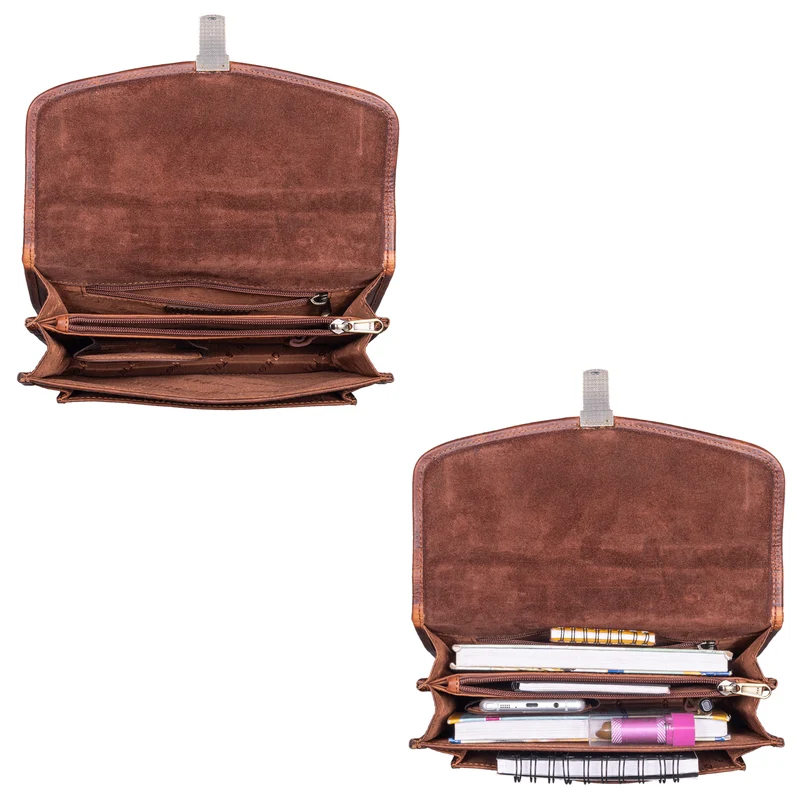 "Yael" Leder Handtasche Klein Damen