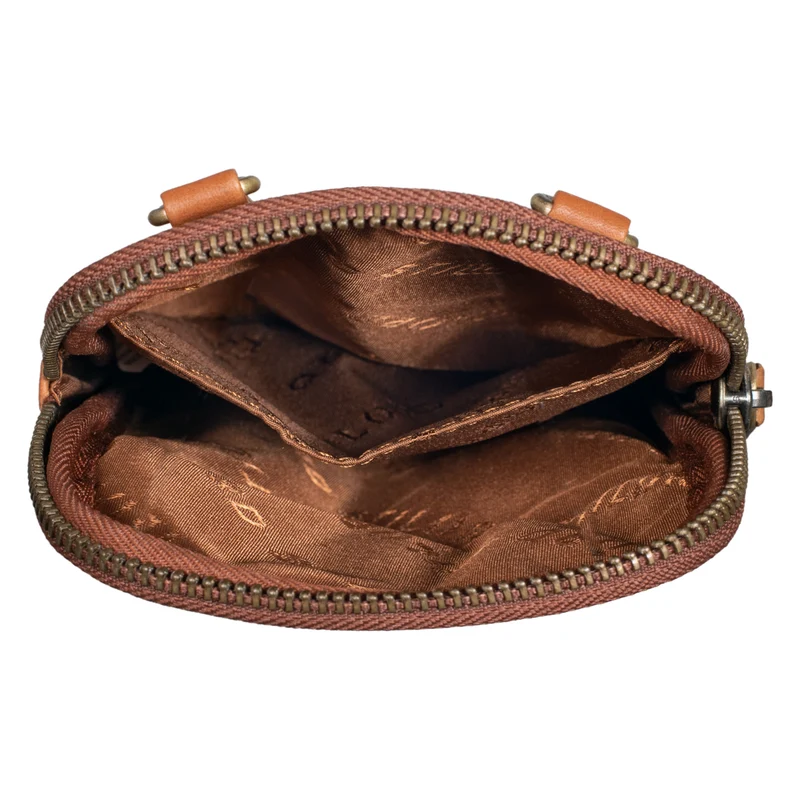 B-WARE "Loki" Brustbeutel Leder Handytasche