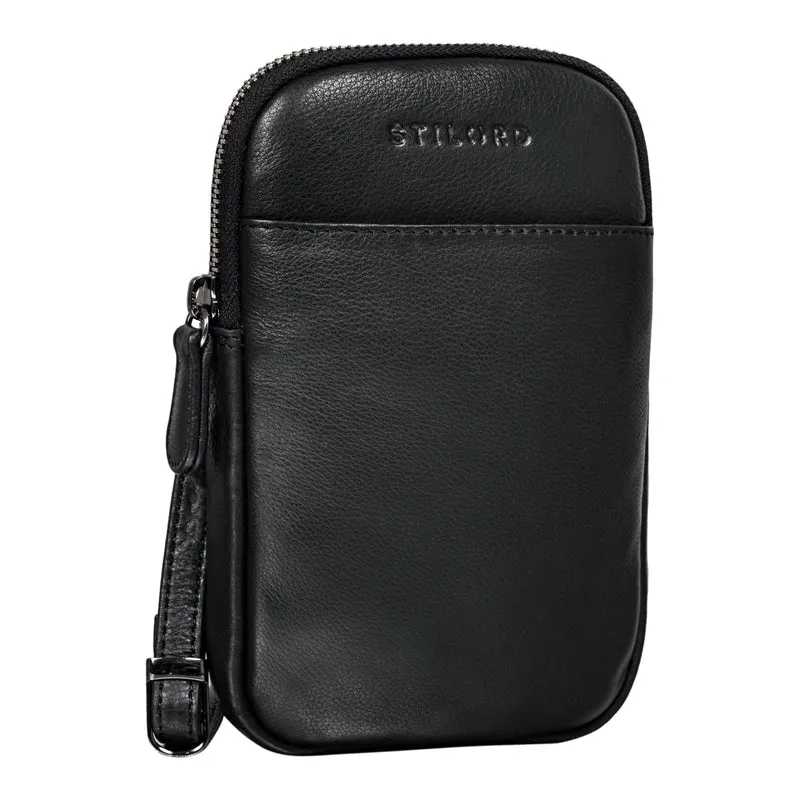 B-WARE "Loki" Brustbeutel Leder Handytasche