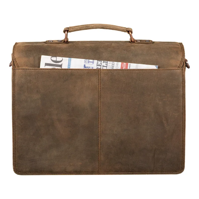 B-WARE "Apolonius" Arbeitstasche Herren Leder