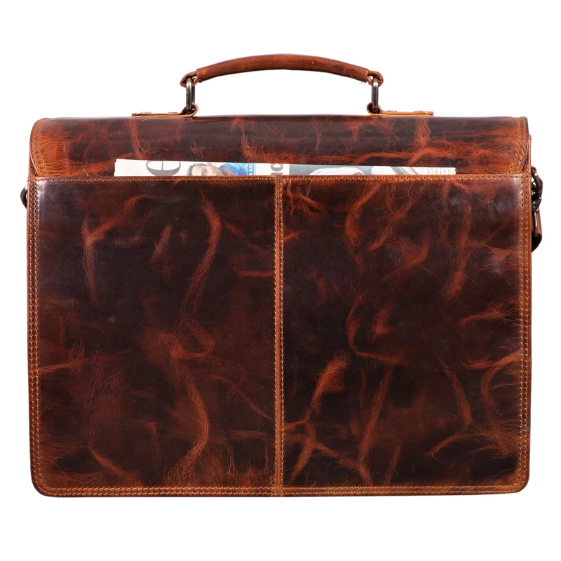 B-WARE "Apolonius" Arbeitstasche Herren Leder