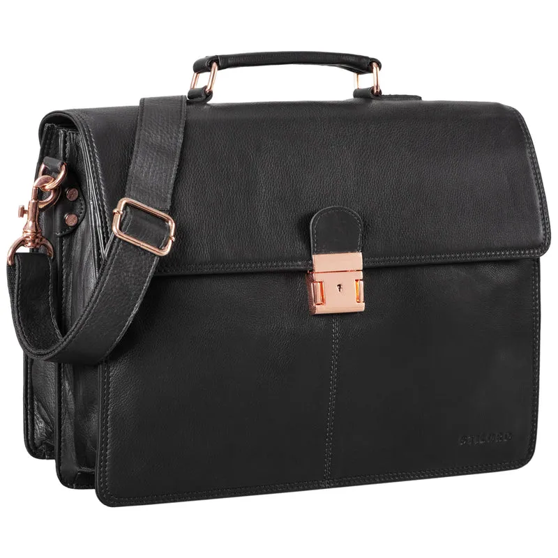 B-WARE "Apolonius" Arbeitstasche Herren Leder