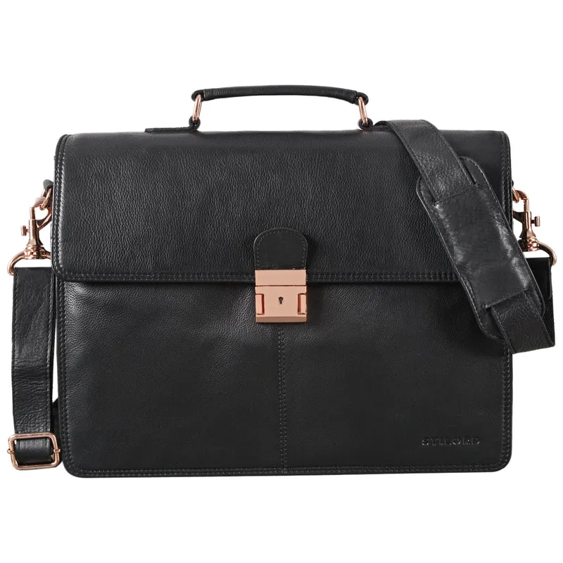 B-WARE "Apolonius" Arbeitstasche Herren Leder