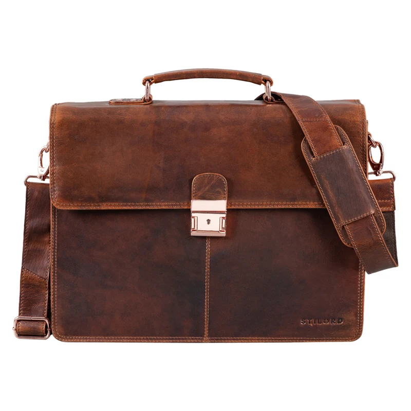 B-WARE "Apolonius" Arbeitstasche Herren Leder