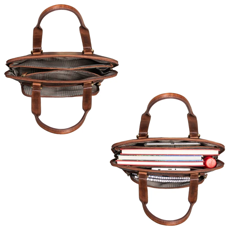 "Hermione" Echt Leder Business-Tasche 13,3 Zoll Damen Elegant