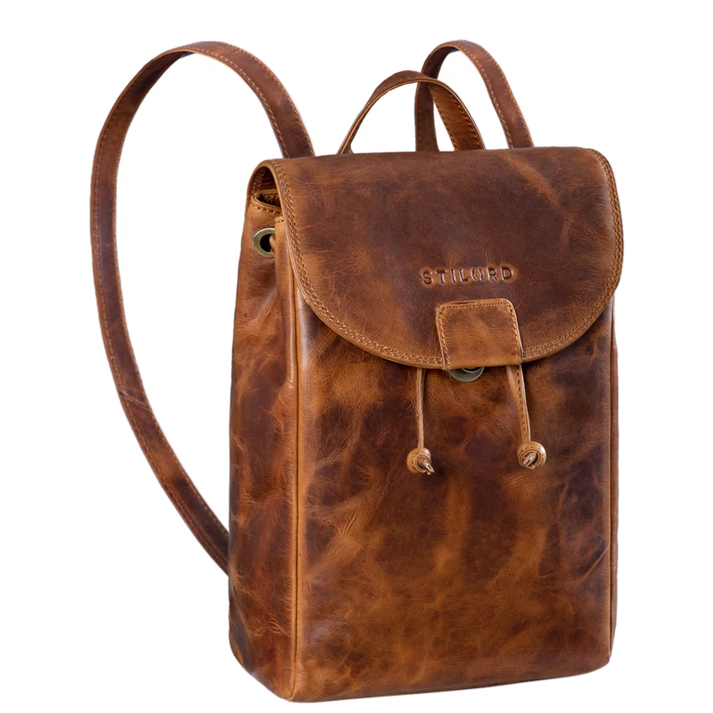 "Odessa" City Backpack Klein Damen Leder