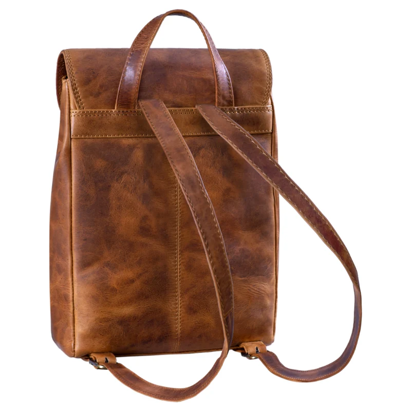 "Odessa" City Backpack Klein Damen Leder