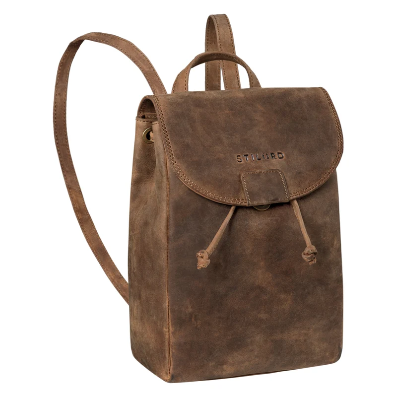 "Odessa" City Backpack Klein Damen Leder