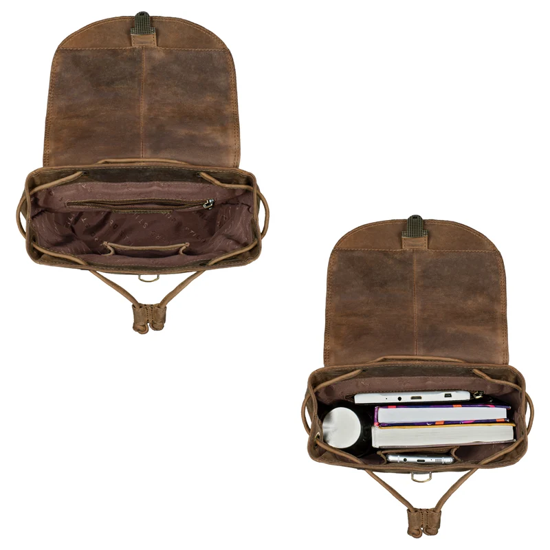 "Odessa" City Backpack Klein Damen Leder