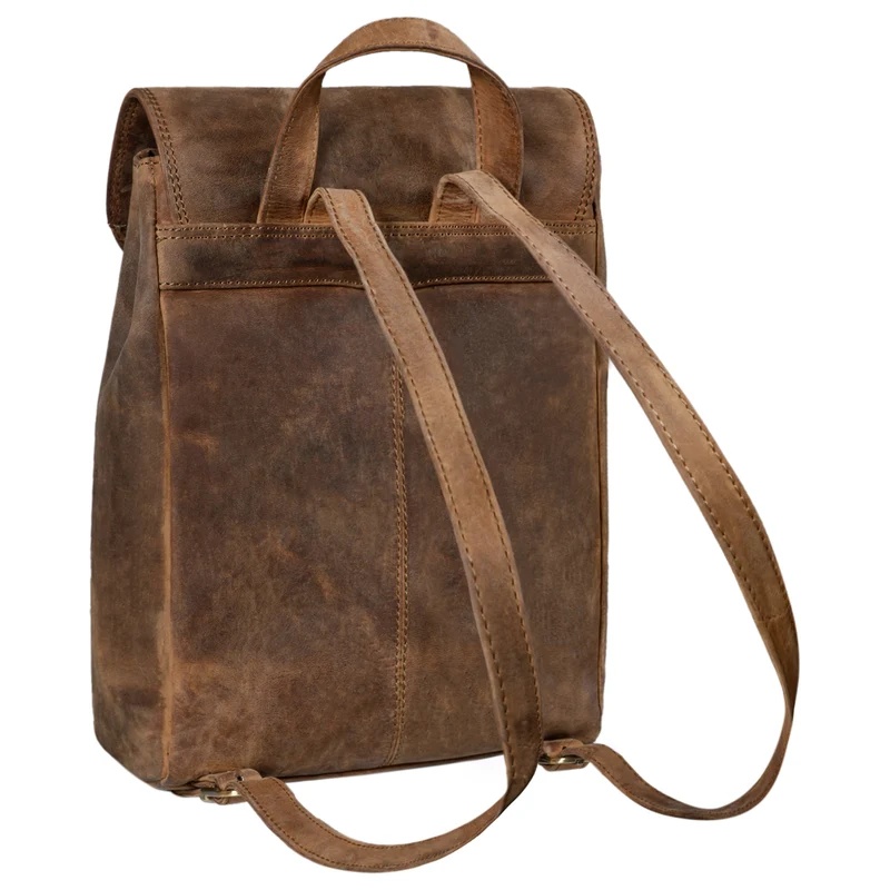 "Odessa" City Backpack Klein Damen Leder