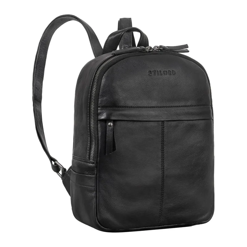 "Ajanita" Damen Leder Rucksack Klein