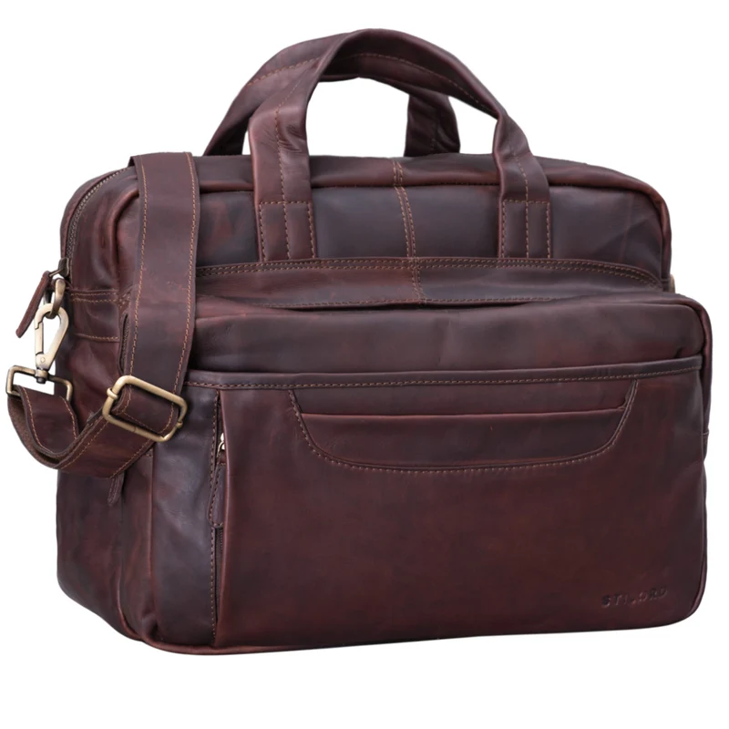 B-WARE "Sanchez" Große Leder Tasche Vintage