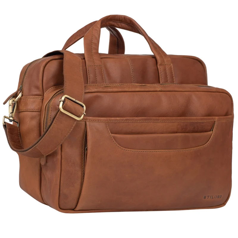 B-WARE "Sanchez" Große Leder Tasche Vintage