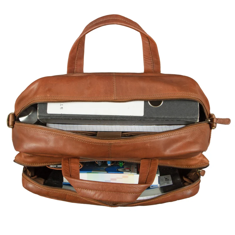 B-WARE "Sanchez" Große Leder Tasche Vintage