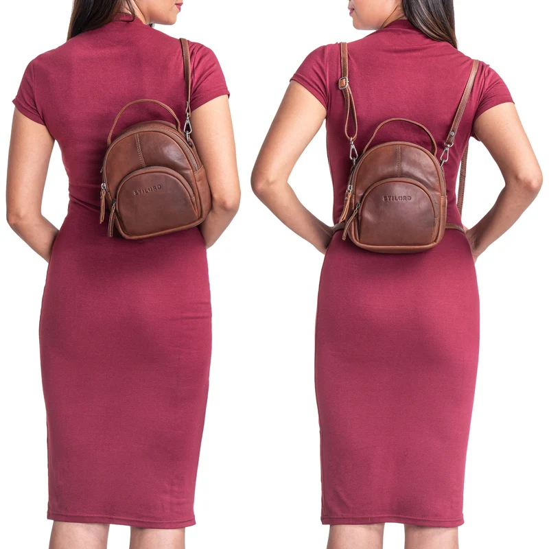 "Polina" Frauen Mini Daypack Leder