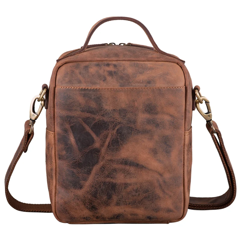 B-WARE "Gideon" Leder Umhängetasche Herren Vintage