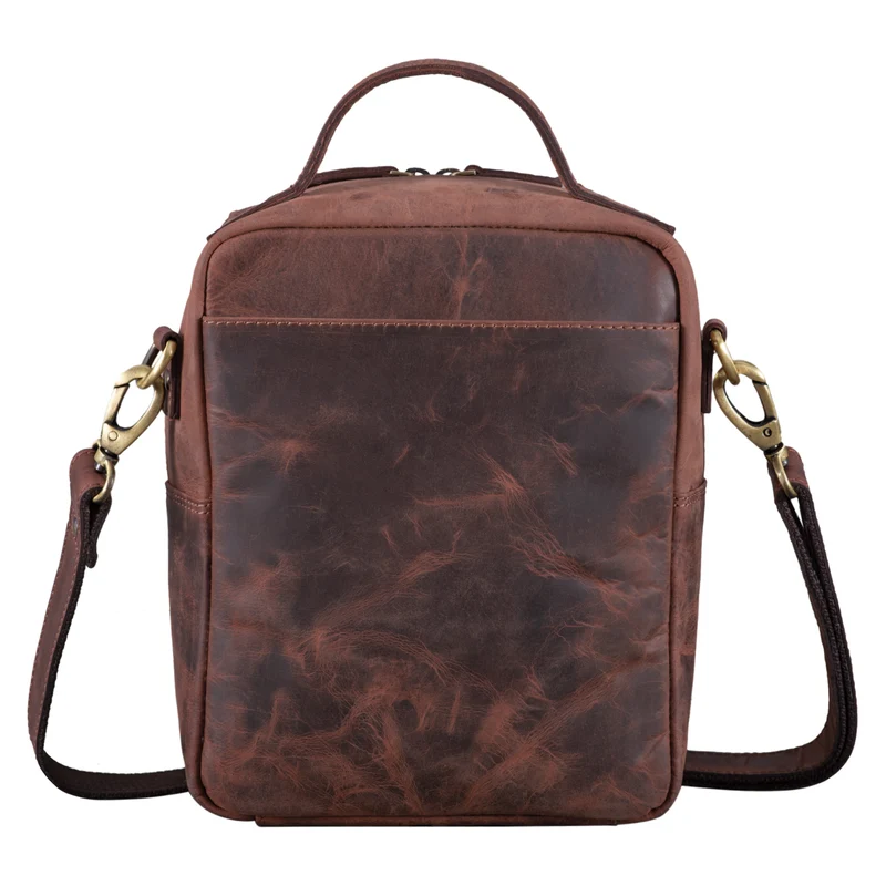 B-WARE "Gideon" Leder Umhängetasche Herren Vintage