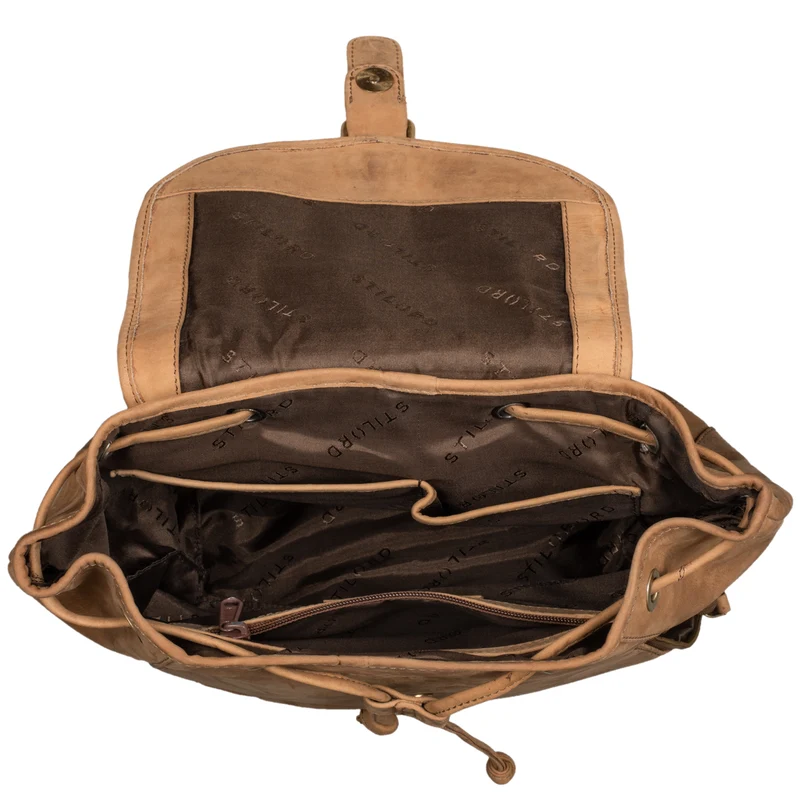 B-WARE "Allison" Rucksack Damen Modern Leder