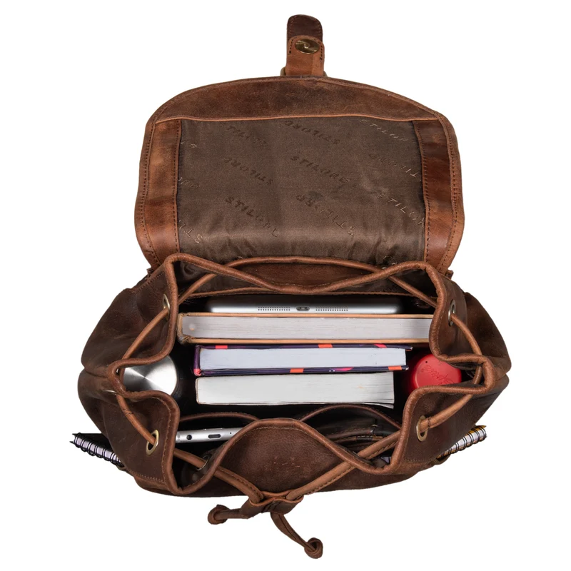 B-WARE "Allison" Rucksack Damen Modern Leder