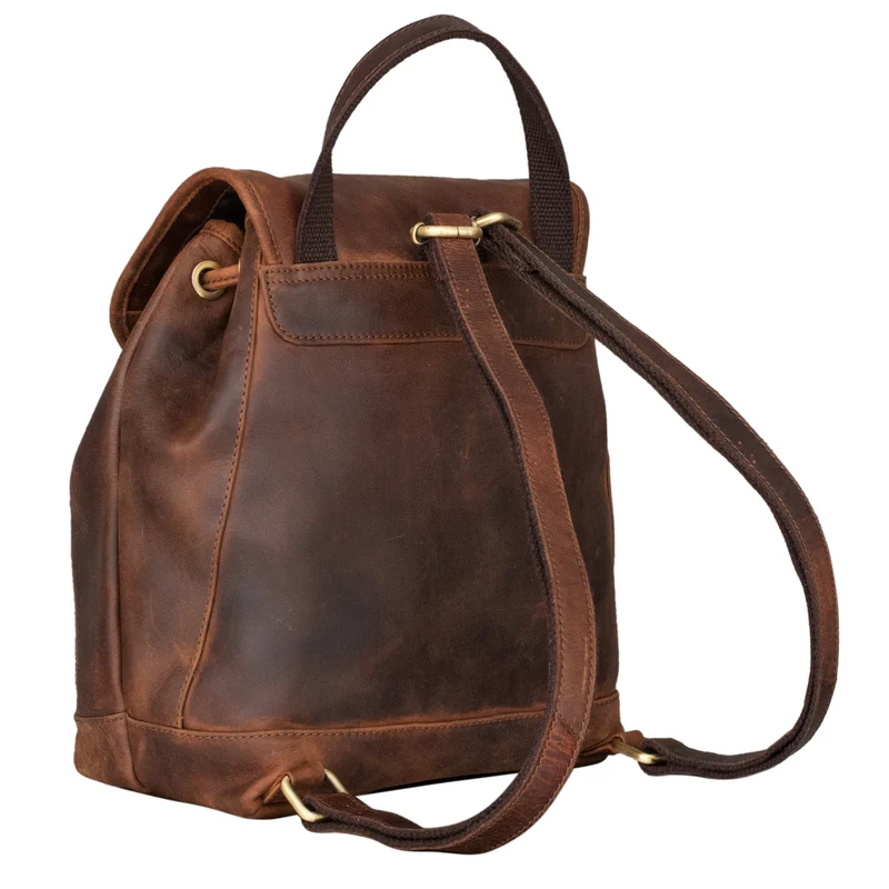 B-WARE "Allison" Rucksack Damen Modern Leder