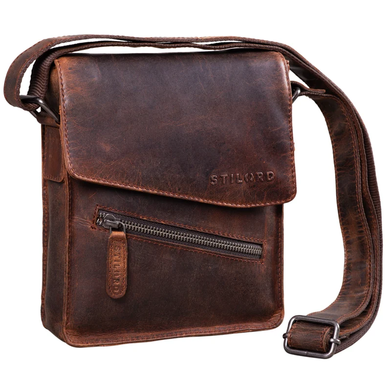 B-WARE "Steve" Kleine Herren Tasche Leder