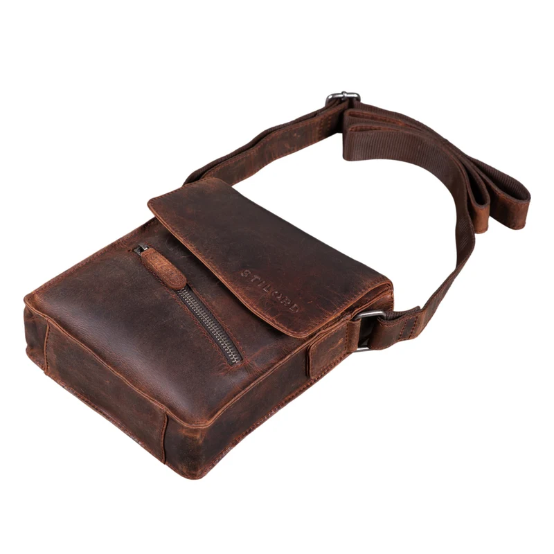 B-WARE "Steve" Kleine Herren Tasche Leder