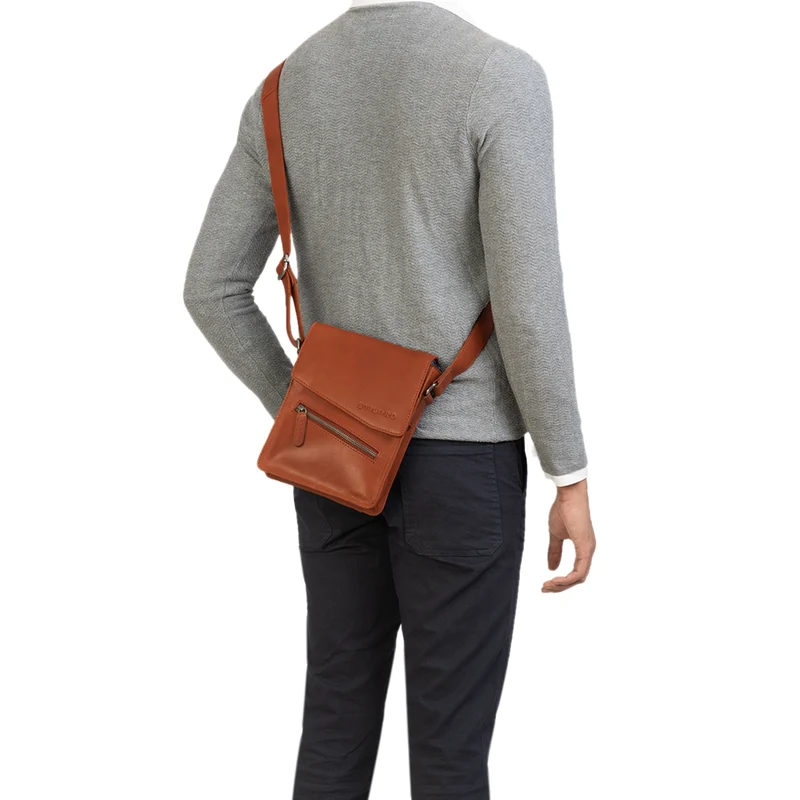 B-WARE "Steve" Kleine Herren Tasche Leder