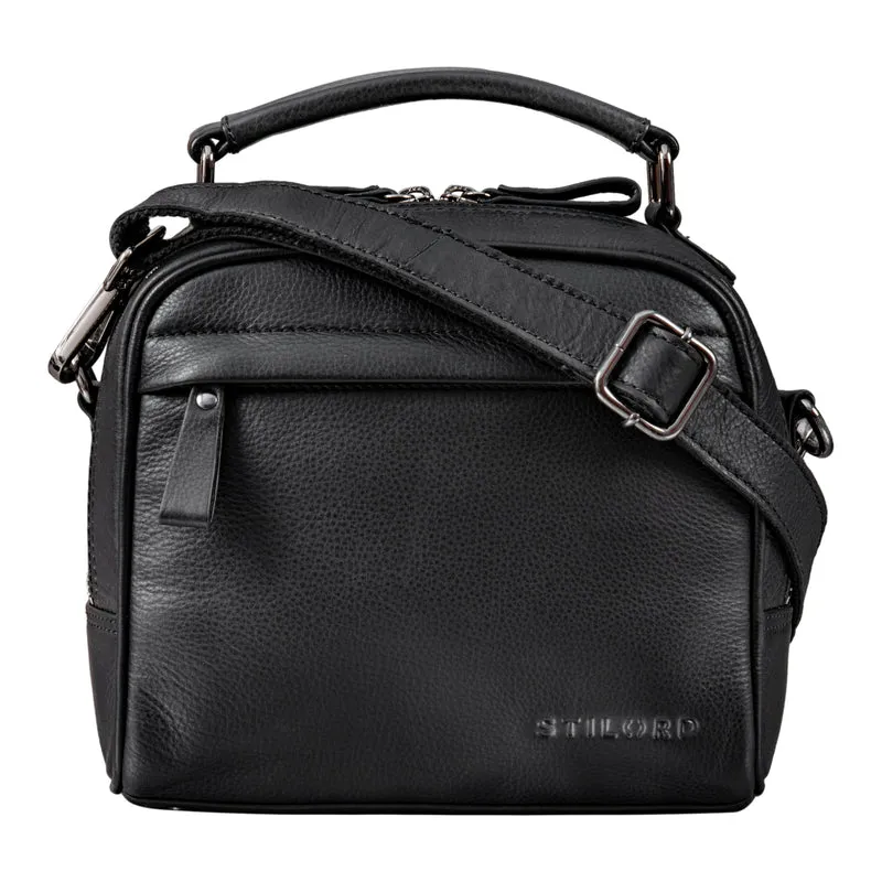 "Yannie" Vintage Umhängetasche Leder klein