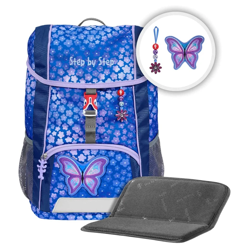 Step by Step KID - Rucksack-Set 3tlg. 35 cm (Butterfly Maja)