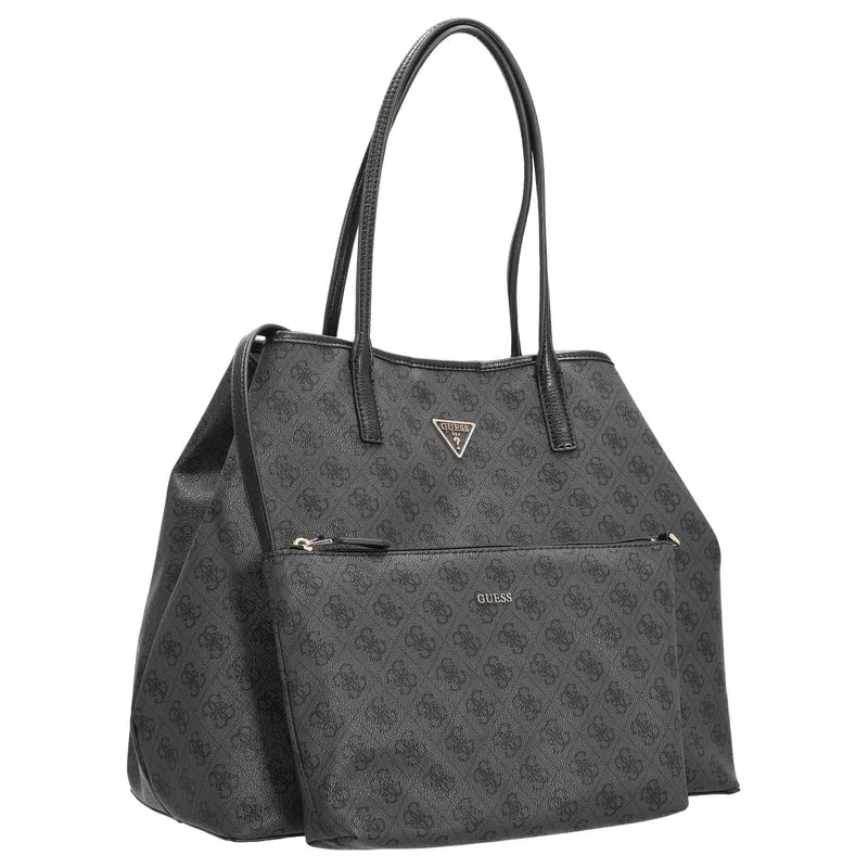 Guess Eco Victtoria - Shopper 2in1 L 40 cm (coal logo)