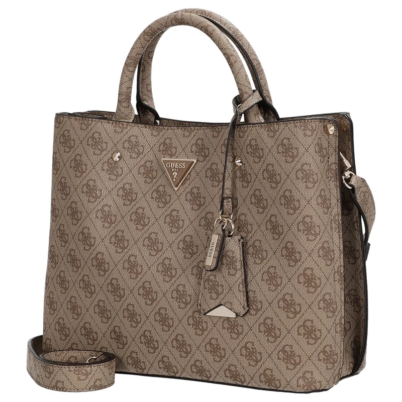 Guess Meridian II Girlfriend - Henkeltasche 30 cm (latte logo)